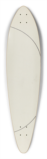 Lawrence Flynn - Silver Punch Bowl 39.3 inch art pintail longboard deck