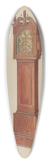 Lawrence Phillips - Clock (Grandfather) 39.3 inch art pintail longboard deck