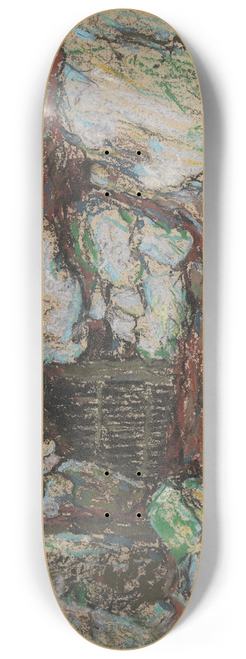 Christian Rohlfs - Grotte im Park Weimar 8.25 inch art skate deck