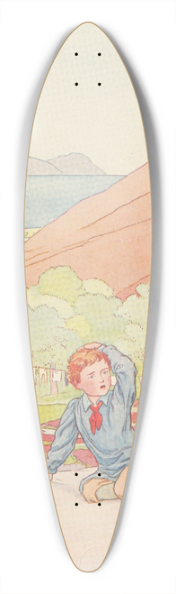 Leonard Leslie Brooke - Jack fell down and broke his crown. 39.3 inch art pintail longboard deck