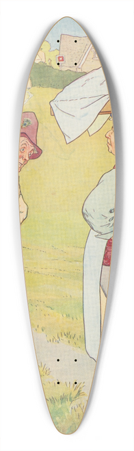 Leonard Leslie Brooke - Simple Simon met a pieman. 39.3 inch art pintail longboard deck
