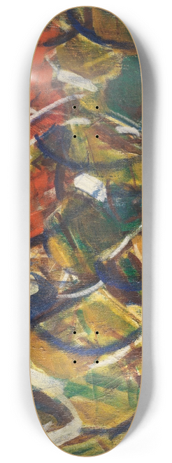 Christian Rohlfs - Rote Dcher unter Bumen 8.25 inch art skate deck