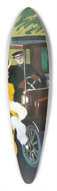 Leonetto Cappiello - Projet daffiche pour les automobiles Charron 39.3 inch art pintail longboard deck