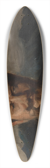 Leon Wyczkowski - Portrait of Jan Kasprowicz 39.3 inch art pintail longboard deck