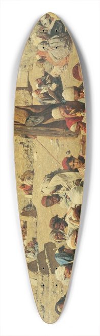Leopold Carl Mller - Schule in Obergypten 39.3 inch art pintail longboard deck
