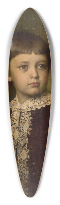 Leopold Horowitz - Portrait of a boy 39.3 inch art pintail longboard deck
