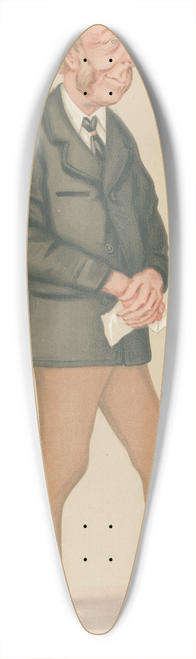 Leslie Matthew Ward - Theatre; Spencer, The Hon. Spencer Cecil Brabazon Ponsonby-Fane, January 26, 1878 39.3 inch art pintail longboard deck
