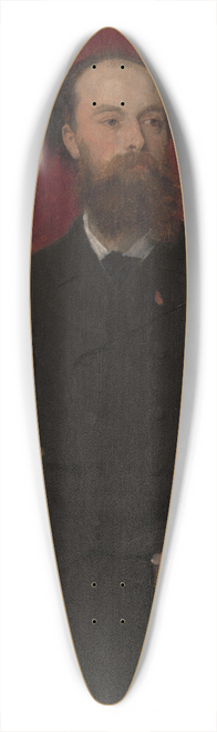 Lievin de Winne  - Portrait of the Sculptor Paul De Vigne 39.3 inch art pintail longboard deck