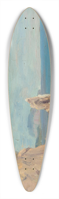 Lilly Walther - View between Jalta and Hursuf 39.3 inch art pintail longboard deck