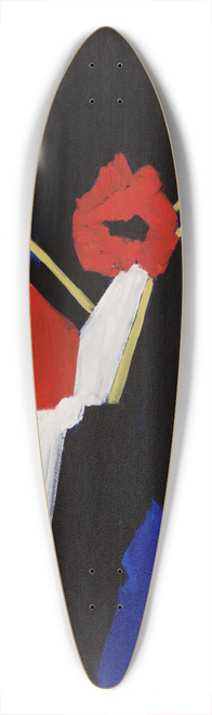 Lola Liivat - Moonid 39.3 inch art pintail longboard deck