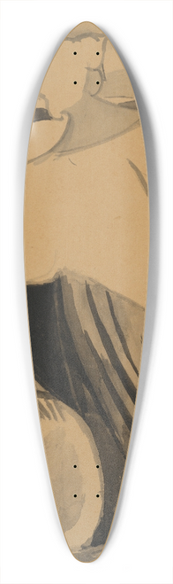 Lon Spilliaert - Femmes de pcheur dans les dunes, vues de dos 39.3 inch art pintail longboard deck
