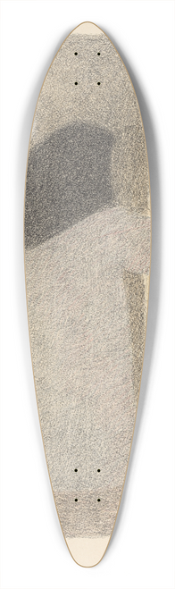 Lon Spilliaert - Les Serres Chaudes 7 39.3 inch art pintail longboard deck