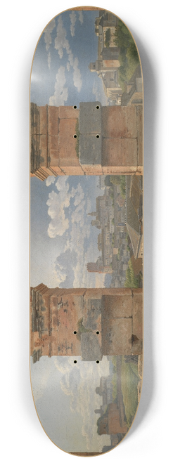Christoffer Wilhelm Eckersberg - A View through Three Arches of the Third Storey of the Colosseum 8.25 inch art skate deck