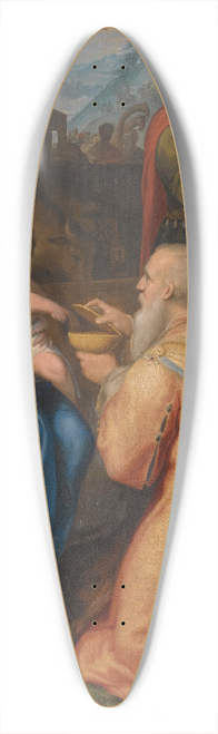Lorenzo Sabatini - The Adoration Of The Magi 39.3 inch art pintail longboard deck