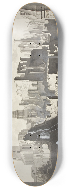 Christoffer Wilhelm Eckersberg - Ulfeldts Plads, det nuvrende Grbrdretorv, efter englndernes bombardement i september 1807 8.25 inch art skate deck