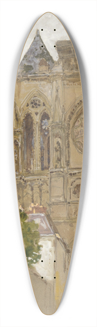 Louis Comfort Tiffany - Rheims 39.3 inch art pintail longboard deck