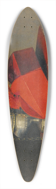 Louis-Eugne Lambert - Still Life With A Censer And A Cardinals Hat 39.3 inch art pintail longboard deck