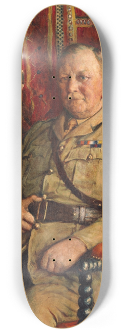 Christopher Williams - Portrait of Colonel Sir Thomas Berry Cusack-Smith, 5th Bt (1859-1929) 8.25 inch art skate deck