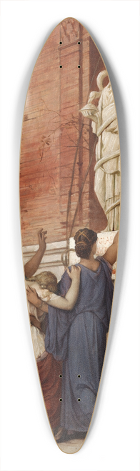 Louis-Hctor Leroux - Invocation To The Goddesshygieia 39.3 inch art pintail longboard deck