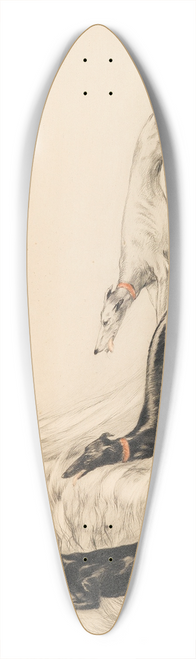 Louis Icart - Coursing II 39.3 inch art pintail longboard deck