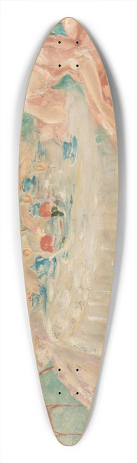 Louis Icart - Sharing confidences 39.3 inch art pintail longboard deck
