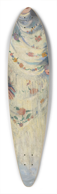 Louis Kronberg - Portrait of Mademoiselle Perusina 39.3 inch art pintail longboard deck