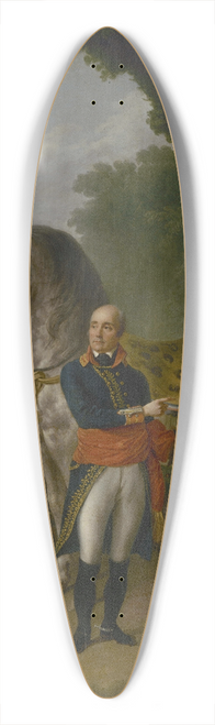 Louis Lafitte - Le gnral Servan (1741-1808) 39.3 inch art pintail longboard deck