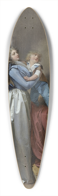 Louis Lopold Boilly - The Dead Mouse 39.3 inch art pintail longboard deck