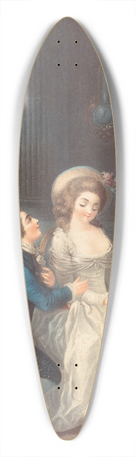 Louis-Marin Bonnet - Lamant Ecout 39.3 inch art pintail longboard deck