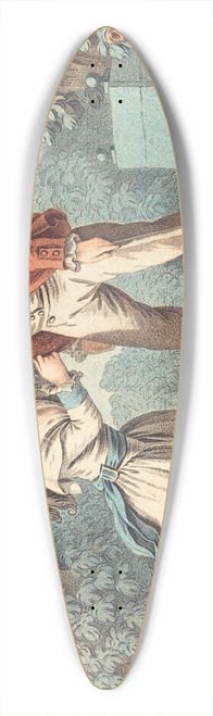 Louis-Marin Bonnet - Les chasses 39.3 inch art pintail longboard deck