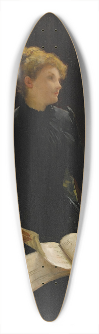 Louis Tribout - The piano lesson 39.3 inch art pintail longboard deck