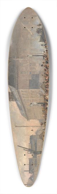 Louis Van Engelen - Belgian Emigrants 39.3 inch art pintail longboard deck