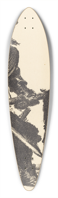 Lovis Corinth - Standard Bearer (Bannertrger) 39.3 inch art pintail longboard deck