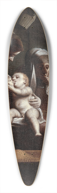 Luca Cambiaso - Madonna of the Candle 39.3 inch art pintail longboard deck