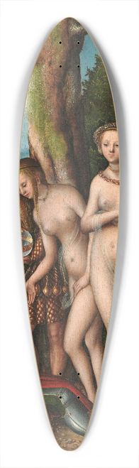 Lucas Cranach the Elder - The Judgment of Paris 39.3 inch art pintail longboard deck