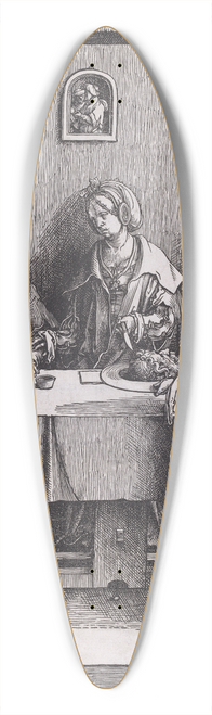 Lucas Van Leyden - Herod and Herodias 39.3 inch art pintail longboard deck