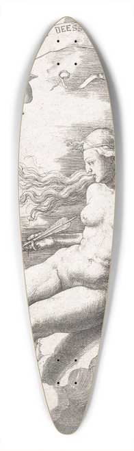 Lucas Van Leyden - Venus 39.3 inch art pintail longboard deck