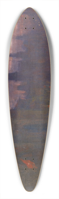 Lucien Lvy-Dhurmer - View from Pont des Invalides Towards Pont de lAlma, Exposition Universelle, Paris 1900 39.3 inch art pintail longboard deck