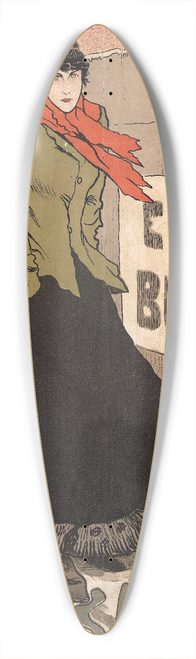 Lucien Marie Franois Mtivet - Eugnie Buffet  Ambassadeurs 39.3 inch art pintail longboard deck