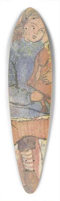 Lucien Pissarro - Meisje met pop 39.3 inch art pintail longboard deck