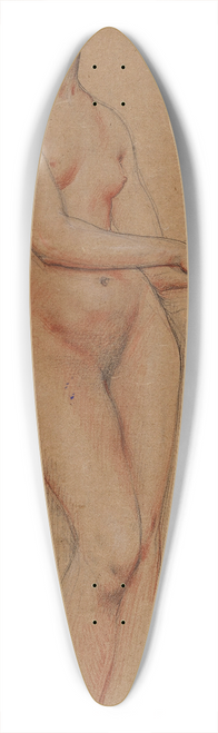 Luc-Olivier Merson - Etude de femme nue 39.3 inch art pintail longboard deck