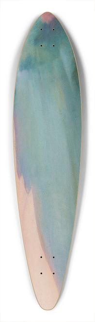 Ludwig Ferdinand Graf - Der Inn bei Suben gegen Norden 39.3 inch art pintail longboard deck