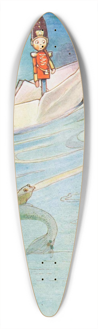 Mabel Lucie Attwell - The Steadfast Tin Soldier 39.3 inch art pintail longboard deck