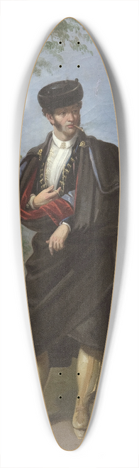 Manuel Cabral Aguado Bejarano - Seville Majo 39.3 inch art pintail longboard deck