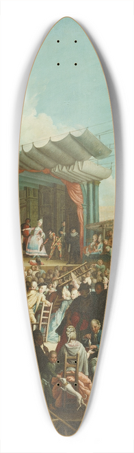 Marco Marcola - An Italian Comedy in Verona 39.3 inch art pintail longboard deck