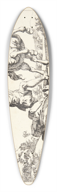 Marcus de Bye - seldriver, der slr en hest Fablen om slet og hesten 39.3 inch art pintail longboard deck