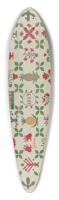 Margaret Concha - Applique Quilt 39.3 inch art pintail longboard deck
