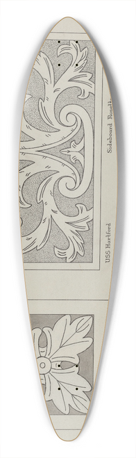 Margaret Gordon - Sideboard 39.3 inch art pintail longboard deck