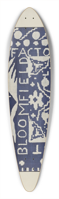 Margaret Linsley - Coverlet 39.3 inch art pintail longboard deck