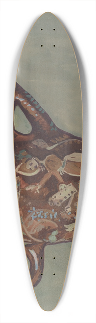 Margaret Stottlemeyer - Pa. German Watering Can 39.3 inch art pintail longboard deck
